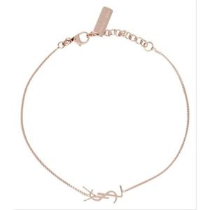 SAINT LAURENT monogram YSL logo bracelet M